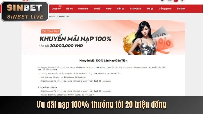 Bước 2: Nạp tiền vào tài khoản Helo888